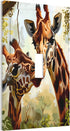HTSAHKV 3 5 Inch Jungle Giraffe Wall Plate Light Switch Cover Single Gang Outlet Faceplate Print Plate Cover X