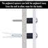 200 Pieces Pegboard Mounting Kit - Wall Installation Accessories with Screws, Anchors, Spacers for 1/4-Inch Pegboard