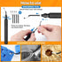 Yibrvoik 50Pcs 3D Nozzle Printer Tool Kit & Accessories for All FDM/SLA Printers, Includes Cleaning Kit, Scraper