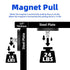 4Pack M6 ULIBERMAGNET Anti-Scratch Neodymium Magnet with Rubber Coated and Male Thread,Super Strong Magnetic Mounting