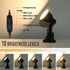 CeSunlight 90+ 3 10 Dimmable (6W/2Packs) CRI Clip on Reading Lamp, Clip on Light for Bed