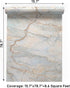 VaryPaper 15.7"x78.7" Glossy Marble Contact Paper, Waterproof Peel and Stick Wallpaper for Kitchen Cabinets