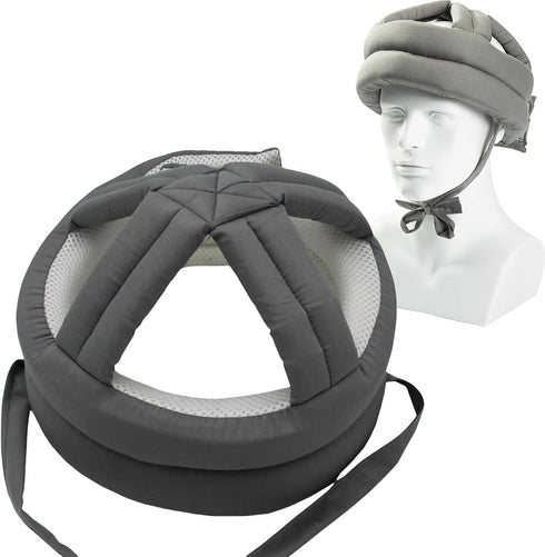 Zuaklpton Elderly Protective Helmet, Thick Soft Special Needs Safety Helmet Adjustable Breathable Seniors