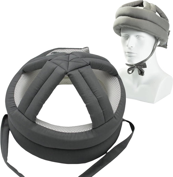 Zuaklpton Elderly Protective Helmet, Thick Soft Special Needs Safety Helmet Adjustable Breathable Seniors
