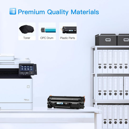 LxTek Compatible Toner Cartridge Replacement for Canon 128, CRG128 for ImageCLASS D530 D550 MF4570dw Printer Tray