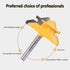 1/4-inch 45 3/4-inch 90-Degree Newdeli Shank Degree Lock Miter Router Bit, Stock Joint Router Bit, Suitable for Tenon