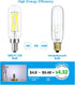 Dimmable T8/T25 Bulbs 40 6000K, 400 4W T6 E12 Bulb, Bulb 4-Pack LED Light Watt Equivalent, Cool White Lumens, Tubular