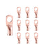 10pcs 4 AWG-3/8” (M10) Ring Terminals, Heavy Duty Copper Wire Lugs Battery Cable Terminal Connectors