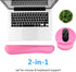 Keyboard Wrist Rest Pad and Mouse Pad Set, Memory Foam for Comfortable Typing & Wrist Pain Relief, Rose Pink