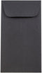 JAM PAPER #5.5 Coin Business Envelopes - 3 1/8 x 5 1/2 - 50/Pack - Smooth Black