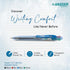 HAUSER 4 In 1 Pens Ballpoint 4 Pc, 1.0 mm Colorful Pens, Blue/Black/Red/Green Pens For Note Taking, Multicolored Pens, Pens For School, Back To College Essentials, Back To School Supplies