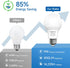 SHINESTAR A19 LED Light Bulb 60W Equivalent E26 Base 9W 5000K Daylight 800 Lumens Non-Dimmable, 6-Pack