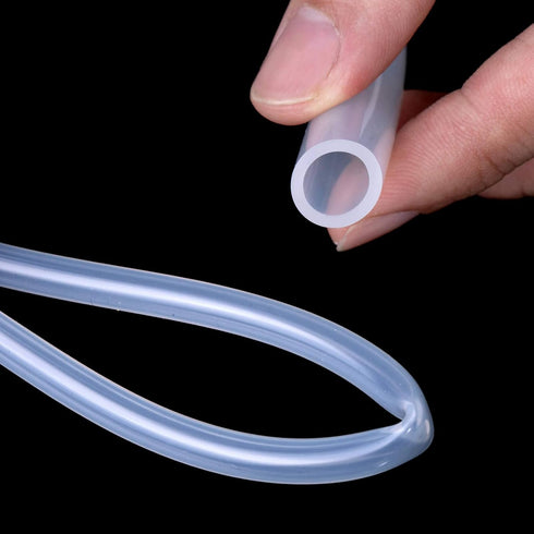 High Temp Silicone Tubing Hose - Food Grade Flexible Pure Silicone Tube for Home Brewing (3/8" ID x 1/2" OD, 3 Feet)