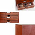 PACKGILO 2 Wooden Storage Box Rustic Desktop Organizer with Drawers Office Desk Accessories Shelf Small Craft Storage