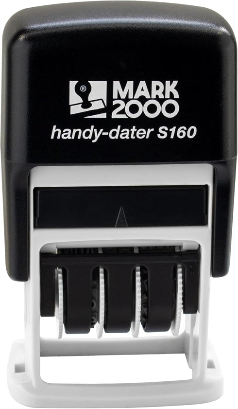 Mark 2000 Self-Inking Rubber Date Office Stamp with Received Phrase & Date, Red Ink (Handy-Dater S160), 12-Year Band