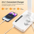 1 1 2 LAOPAO Desk Lamp with USB Charging Port: Power Strip with Surge Protection - Type-C, USB-A Charging Port, AC