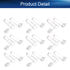 Bettomshin 300Pcs 5ml Round Bottom Centrifuge Tubes with Snap Cap, Transparent Mini Plastic Test Tubes