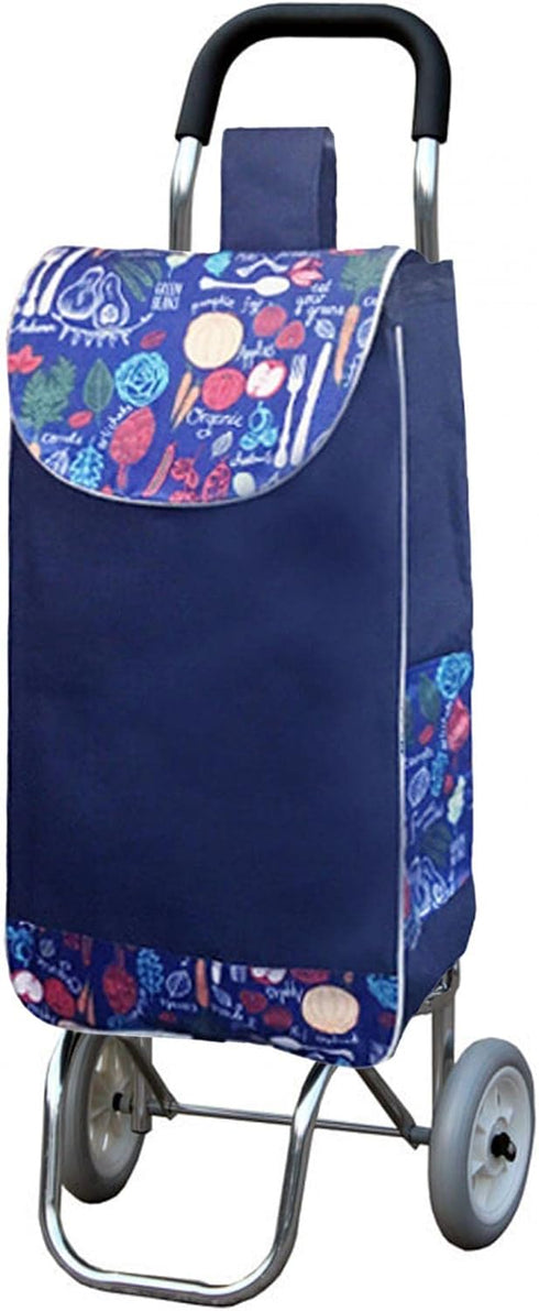 Menolana Shopping Cart Replacement Bag Trolley Bag Oxford Cloth Waterproof Reusable with Side Pockets and Rear Pocket