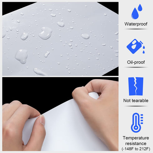 20Pcs Vinyl Siding Repair Kit - Self-Adhesive Waterproof PVC Vinyl Tape for Covering Cracks, Holes, or Blemishes