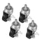 ULTECHNOVO 4pcs Rolling Carts Wheels Swivel Casters Brakes Small Caster Wheels for