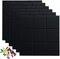 Large Cork Board Felt Board Tiles for Walls with 30 Push Pins, 11.8"x11.8" Pack of 6 Notice Boards