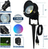 10W 120V Color LED Outdoor Landscape Spotlight Remote RGB Waterproof Spot Light for Yard Tree Garden Halloween