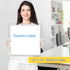 Dry Erase Magnetic White Board, 10" x 10" Double-Sided Desktop Whiteboard with Stand, Portable Small Set for Drawing,