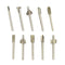 Router Bit Set 1/8 Inch Shank, 10 PCS Wood Carving Rotary Tools Bits for DIY Handcraft, Woodworking Carpentry Work