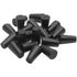 20 Pack Solid Rubber Stoppers - Size #00-15mm x 10mm Tapered Laboratory Test Tube Stopper Plug