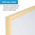 MasterVision Pastel Collection Magnetic Dry Erase Whiteboard, Yellow MDF Frame, 15.75" x 11.81"