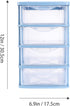 Hemoton Desktop Drawer Box Unit, Storage Organizer for Pen and Office Supplies, Plastic Drawers