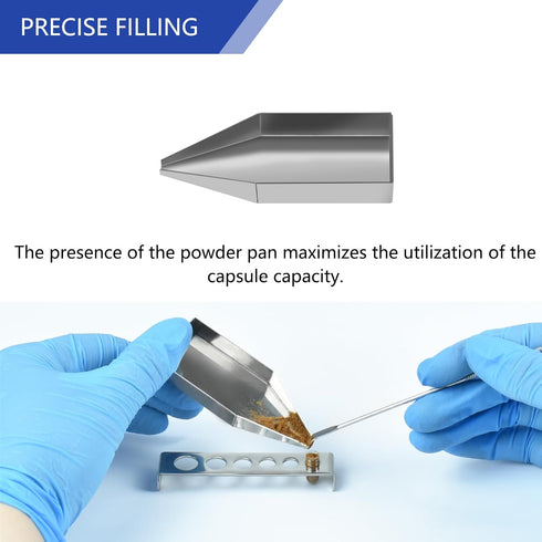 Artcome 12 PCS Capsule Filling Tool Kit for Pill Filler - Ideal Tools for Medication and Supplements