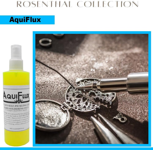 Aquiflux Self Pickling Flux 1/2 Pint for Precious Metals Gold Silver Jewelry Hard Soldering