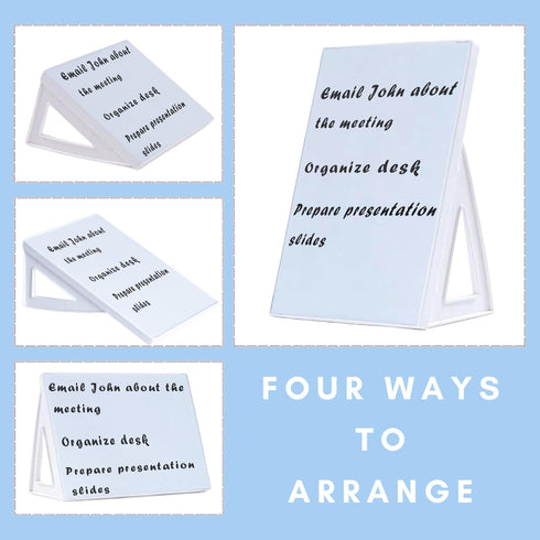 Dry Erase Board, Small Whiteboard with Stand, A4 Size 11.7 x 8.3 Inches with Two Dry Erase Markers by Dashify