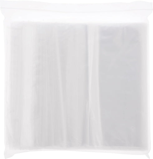 Plymor 8" x 14" Zipper Reclosable Plastic Bags, Pack of 200, 2 Mil