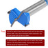 uxcell Tungsten Carbide Forstner Drill Bits 20mm (25/32") Wood Hole Saw Auger Opener, Woodworking Hinge Hole Cutter