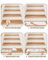 BOHOOSKYLAR 4 8"x30" Gray Lobster Stair Treads Ocean Starfish Coral Shell Marine Life Indoor Non Slip Peel and Stick