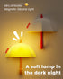 joyful xinghai Kids Night Light Umbrella, Silicone Tap Control Magnetic Bedside Lamp with Time Auto-Off, Cute Portable