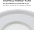 2Pairs Fans,9.84" 3.8" White Ceiling Medallion Ceiling Fan Light Covers,Split Ceiling Light Medallion for Light