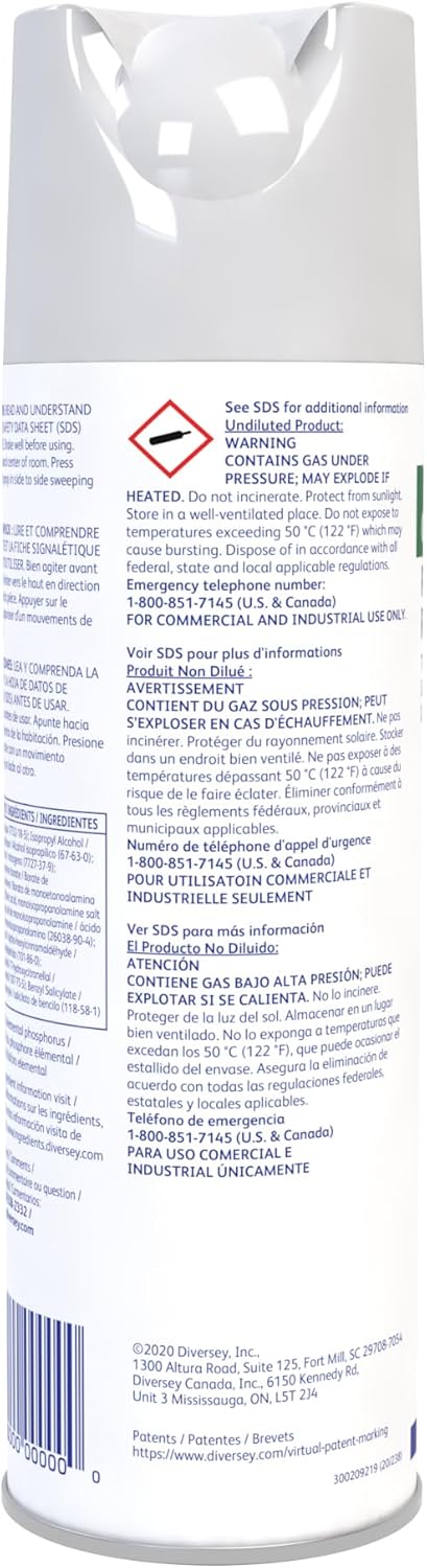 Diversey 100949179 Aerosol, 16-Ounce, Green