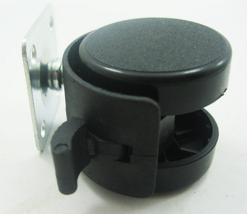 Hnfshop Set of 4 Pcs Furniture Swivel Caster/Wheel Replacement Part for Chair/Table (Dia 1.5 inches)