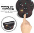 LuckyCow Cute Cartoon Small Black Coal Ball Mouse Pad with Wrist Support, Ergonomic Wrist Rest Table Decoration Simple