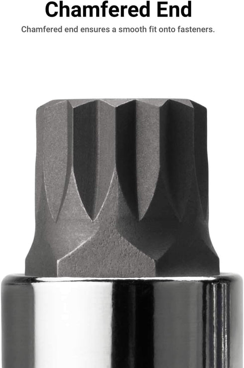 (7mm (M7)) Capri Tools XZN Triple Square Spline Socket Bit, Metric