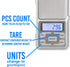 Kingwin Mini Digital Jewelry Scale: Tare Full Capacity, Auto Off, LCD Display with Back Light, 200G/0.01G Accuracy