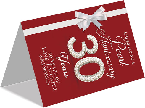 Beixian 30th 30th 30 Sweet Anniversary Card Gifts for Women Men, Wedding Anniversary, Year Anniversary Decorations,Our