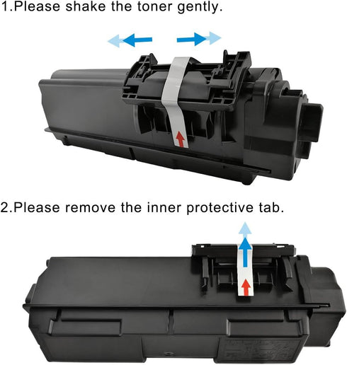 VICTORSTAR Compatible Toner Cartridge TK1172 - Black for Kyocera ECOSYS M2040dn M2540dn M2640idw