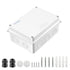 Waterproof Electrical Junction Box, 5.9"x4.3"x2.8", Sturdy ABS Plastic IP65 Dustproof Project Enclosure, White