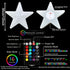 12-inch 16 4 LED Star Sign Night Light, Fun & Cute Stars Mood Lamp for Kids, RGB Colors & Modes, Rechargeable