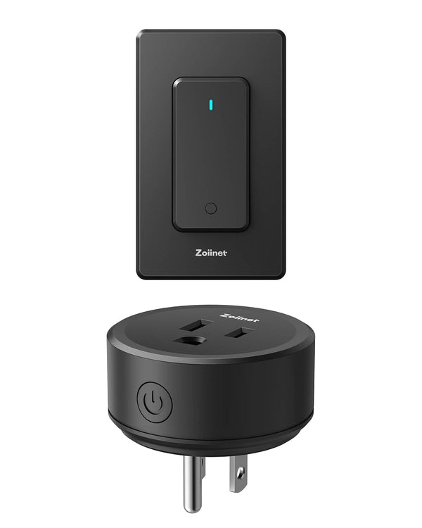 Zoiinet Remote Control Outlet Plug Switch, Buckle Design & Removable Wireless Light