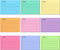 Pajean 9 Pcs/450 Sheet To Do List Sticky Note 3x4 Inch Self Stick Pads with Line for Office, School, Home Reminder